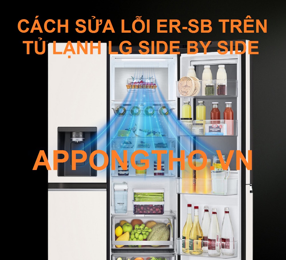 Cách khắc phục lỗi ER-SB trên tủ lạnh LG Side by side