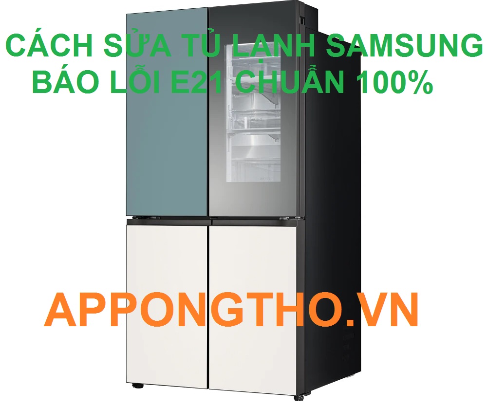 Dịch vụ sửa tủ lạnh Samsung lỗi E21 tốt nhất giá rẻ