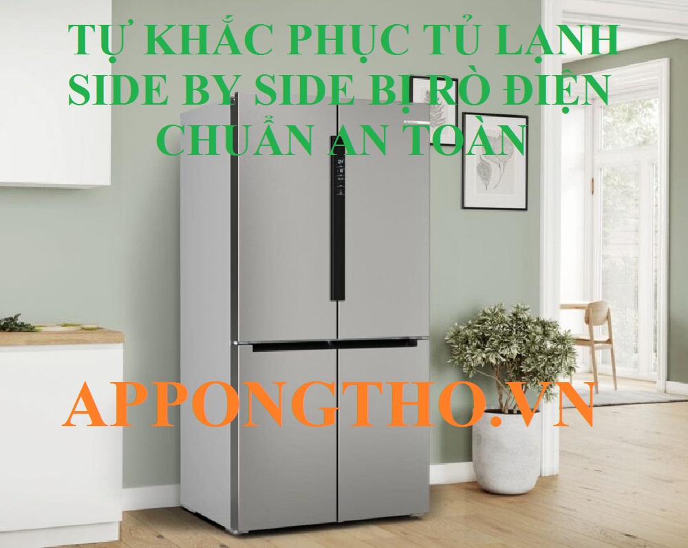 Rò điện nguy hiểm ở tủ lạnh Side by Side Frigidaire