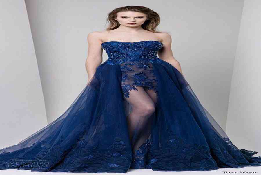 Váy cưới màu xanh dương đẹp thanh nhã cho các cô dâu - Chuyên Trang Chia Sẻ Kiến Thức Thời Trang Mới Nhất